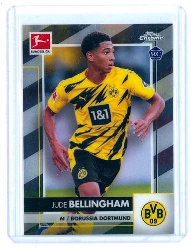 2020-21 Topps Chrome Bundesliga Jude Bellingham #31 Rookie RC Dortmund Madrid