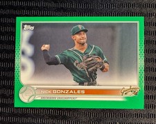 NICK GONZALES 2022 Topps Pro Debut insert card GREEN /99 #PD-97