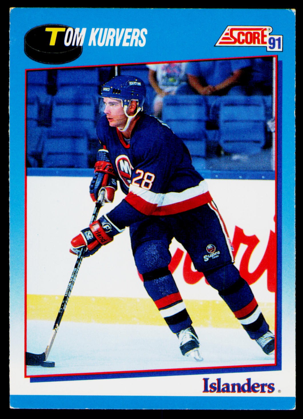 1991-92 Score Canadian Bilingual #568 Tom Kurvers