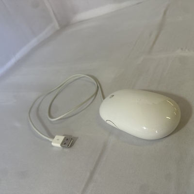 #ad Apple Mighty Mouse A1152 Wired USB White Scroll Ball OEM Mac Desktop Mouse $9.50