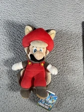 Super Mario Bros U FLYING SQUIRREL MARIO 10” Plush Stuffed Toy Nintendo 2013 Tag