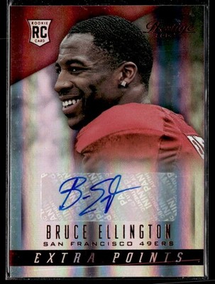 2014 Prestige #215 Bruce Ellington Extra Points Red Autographs RC,AU 3301D
