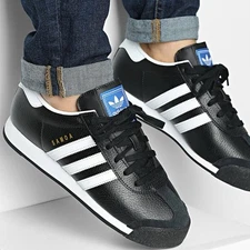 Adidas Originals Samoa Men’s Running Shoe Athletic Sneaker Black Footwear #351