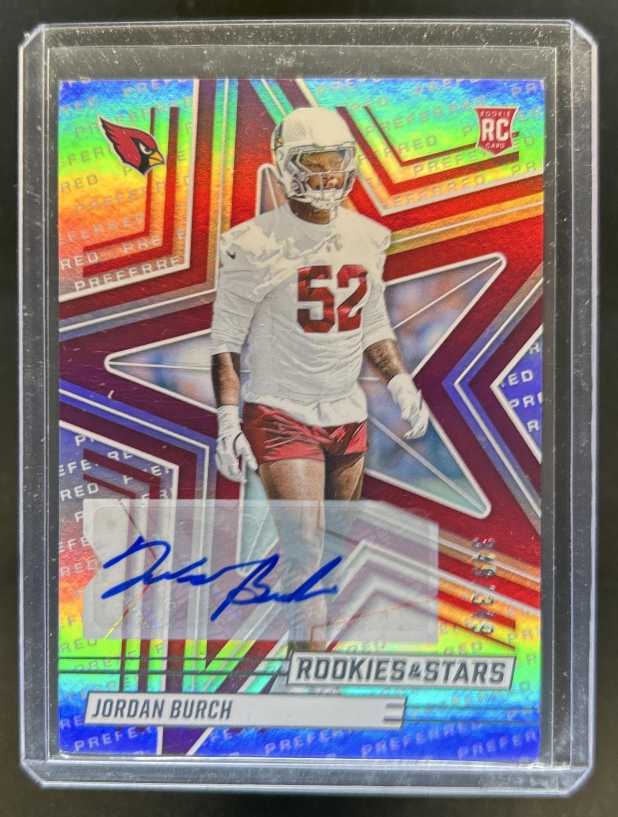 Jordan Burch Panini Rookies & Stars #143 Autograph Preferred