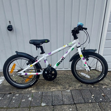 Frog Bikes Frog 52 20in Kids Bike White/Multicolour Rim Brake Bell Reflectors