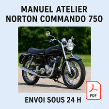 Manuel Atelier Norton Commando 750 1967-1977 Revue Technique Moto RMT CD PDF