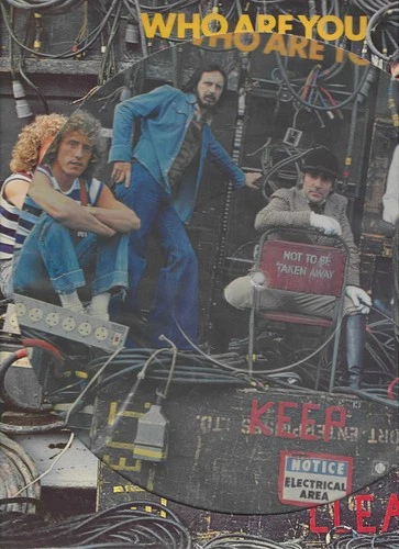 THE WHO:  WHO ARE YOU  (1978 Vinyl LP Picture Disc 1st Press MCAP-14950)