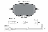 1 X Bremsbelagsatz BremsbeläGe Textar 2641601 FüR Audi VW