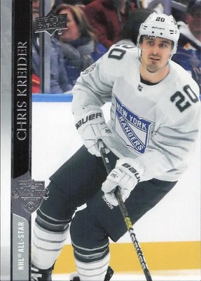 2020-21 Upper Deck Chris Kreider #673 - NM Card New York Rangers