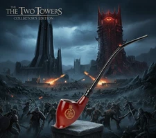 Lord of the Rings Shire Pipes Collectible Tobacco Smoking Wood Hand Pipe TWO TOW