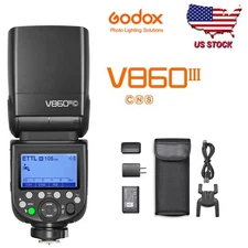 Godox V860III V860III-C/N/S Speedlite Camera Flash for Canon Nikon Sony Cameras