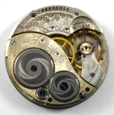 Vintage Elgin Grade 303 12s 7J OF Pocket Watch Movement lot.en
