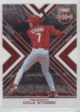 2016 Panini Elite Extra Edition Status Red Die-Cut 25/99 Cole Stobbe #86 4k8