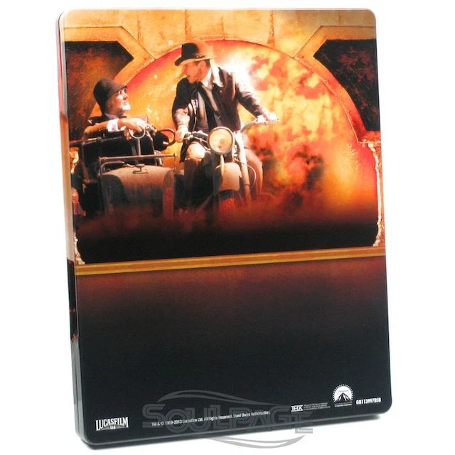 Indiana Jones and the Last Crusade [Steelbook] (mit dt. Ton) [Blu-ray] NEU / OVP - Bild 2 von 2