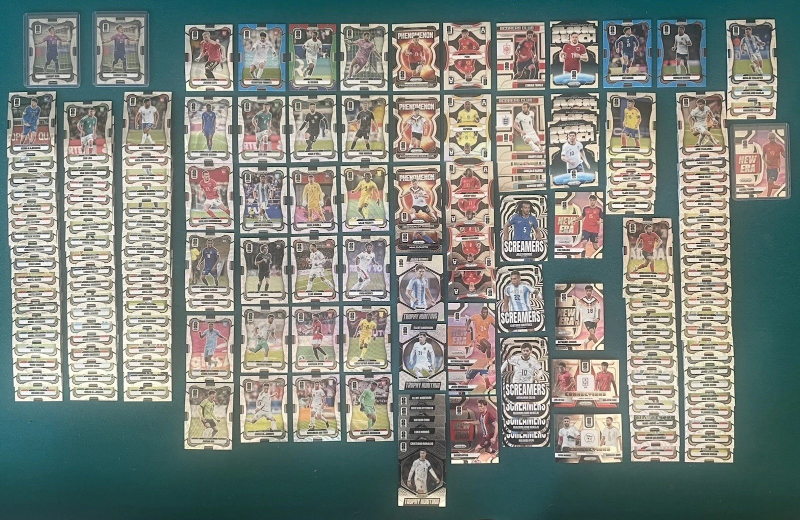 2026 Prizm World Cup Base Wave Prizm Refractor RC + Vet 318 Card LOT Messi Yamal view 1