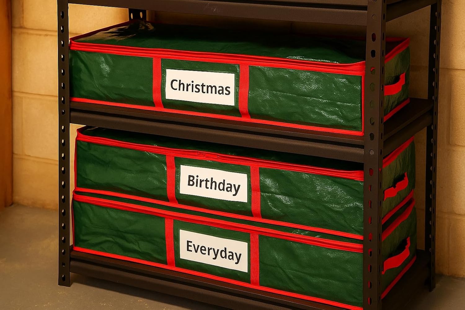 Underbed Gift Wrap Organizer,Gift Wrapping Paper Storage Container,Holds up t...