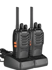 2 Pack Baofeng BF-888S Walkie Talkie 2 Two Way Radio Handheld Long Range FRS