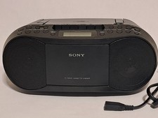 Sony CFD-S70 Cassette CD AM/FM Radio Boombox Dual Power w/Cord Clean Tested