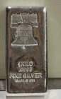 Proclaim Liberty Made in the USA  Kilo .999 Silver Bar 32.15 oz Poured