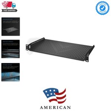 Vented Cantilever 1U Universal Rack Shelf, 10" Deep, for 19  Equipment Racks....