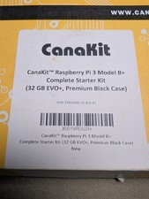 CanaKit Raspberry Pi 3 Model B+ Complete Starter Kit -32GB EVO+, Premium Black C