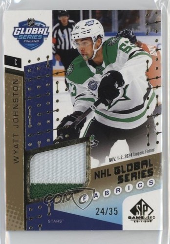 2025-26 Upper Deck SP Game Used 24/35 Wyatt Johnston #GSF2-13 Patch
