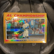 2025 Topps Heritage AL Championship Springer Toronto Blue Jays #276 Gold /50
