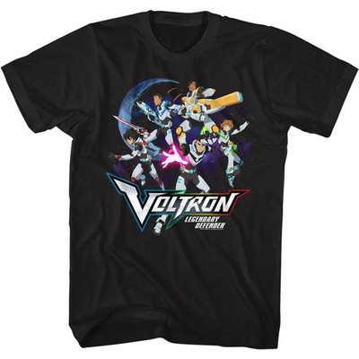 Voltron Defender Group In Space T-Shirt