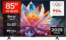 TCL 85T6C-UK 85 Inch QLED 4K HDR TV, Fire TV (Smart TV with Dolby Vision & Atmo