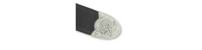 Tandy Leather Engraved Belt Tip for End 1 Count (Pack of 1), Silver