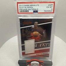 2017 Panini Absolute Scottie Pippen Pregame Materials Game Used /199