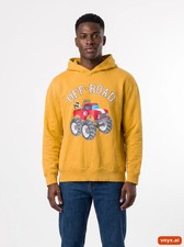 Vintage BOAS Hoodie  Heren  maat  XXS Geel