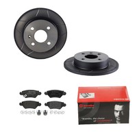 Brembo Bremsscheiben Ø240MM + BremsbelÄGe Hinten FÜR Opel Astra G Mk Iv (G)