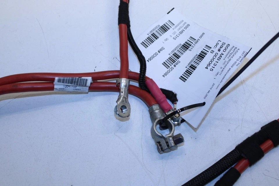 Arnés de cables de batería positivo Mercedes-Benz ML350 2012-2015 166-440-96-07 Foto 3 de 4