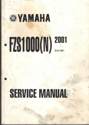 YAMAHA FAZER 1000,FZS1000 FZS1000N AB 2001 ORIGINAL WERK WERKSTATTHANDBUCH