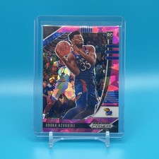 2020 Panini Prizm Draft Picks Collegiate #71 Udoka Azubuike Pink Ice