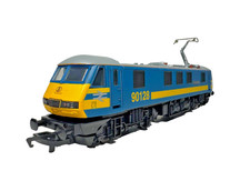 Hornby R2292 Class 90 BR BO-BO Electric Loco 90128 Vrachtverbinding Boxed Tested