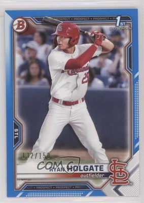 2021 Bowman Draft Blue 132/150 Ryan Holgate #BD-148 0q4s
