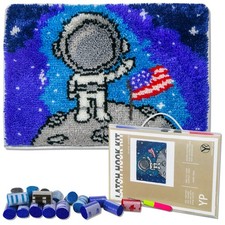 Latch Hook Kits for Adults DIY Rug Crafts Arts Carpet for Home Decoration Fes...