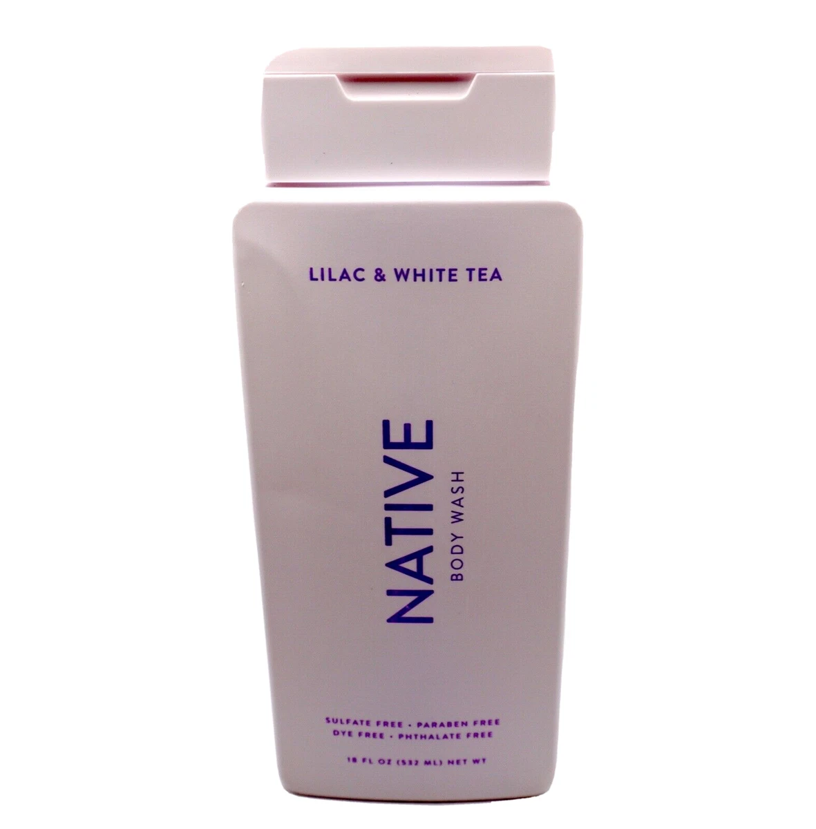 Native Brand Lilac White Tea Body Wash for Women 18 oz