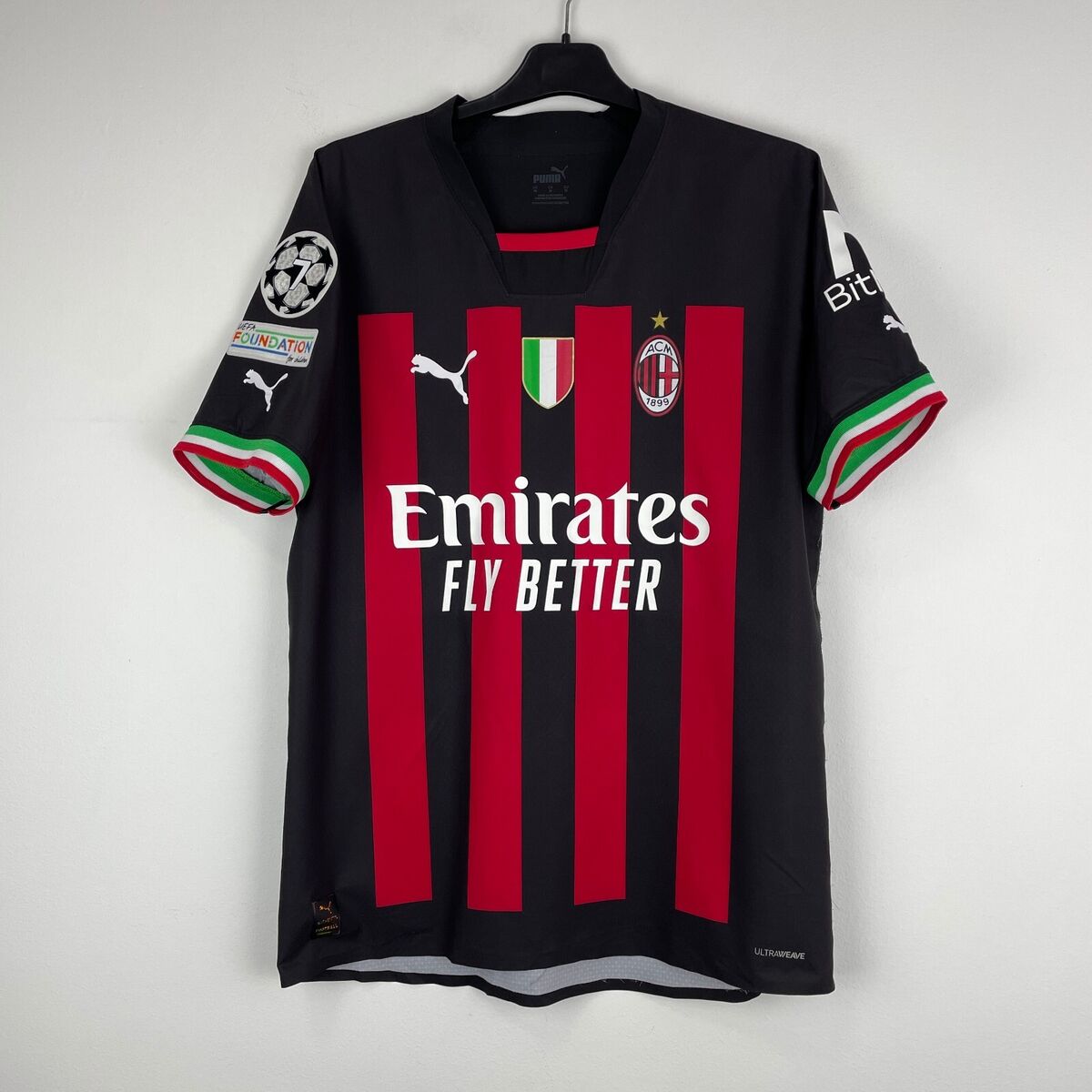 AC Milan 2022-2023 Rafael Leao Champions League Player Issue AC Milan 2022-2023 Rafael Leao Champions League Player Issue