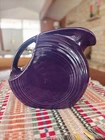 Homer Laughlin Fiesta Ware Disk Water Pitcher Plum Purple Large 67 Oz