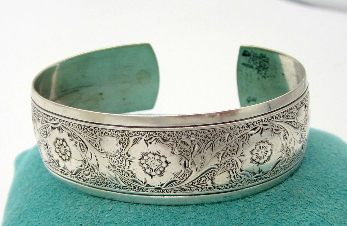 Ebay sterling clearance silver cuff bracelets