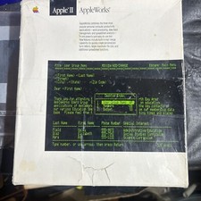 Vintage Apple II AppleWorks  Disks  & Manuals...