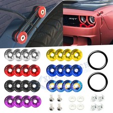Jdm Sporty Quick Release Fasteners Bumper Trunk Fender Hatch Lids Fixing Kit