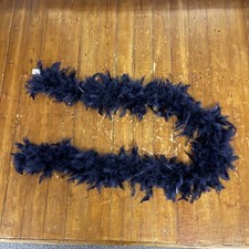 12- Navy Blue Feather Boa 72in 40gram