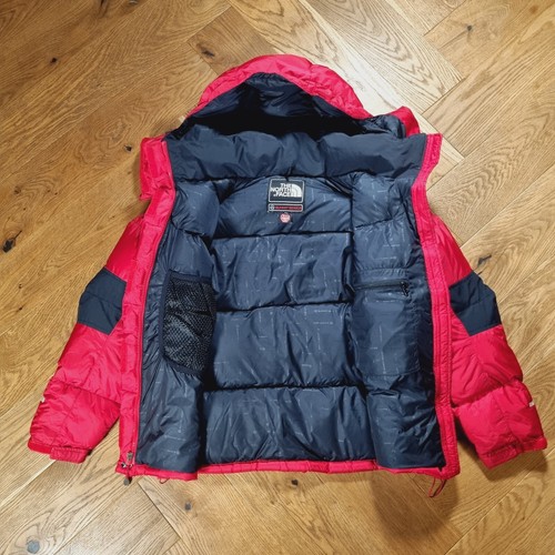 The North Face Summit Series Wind stopper 700 Down Puffer Jacket Womens M Red - Picture 4 of 16