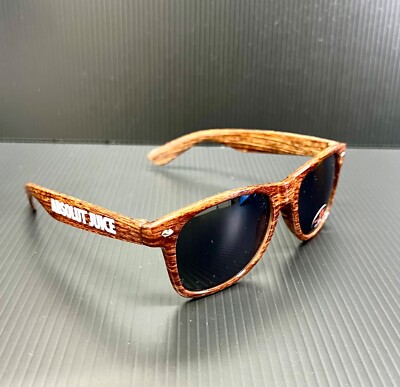 Absolut Vodka Juice Wayfare Style Sunglasses - Brown Faux Wood Frames: new!