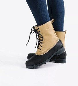 sorel block heel