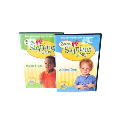 Baby Signing Time! Here I Go & A New Day Volume 2 & 3 Kids